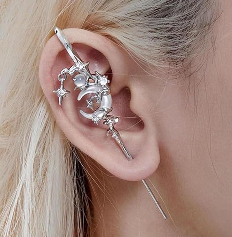 Amazon.com: Myth Of The Moon Ear Hook Needle Piercing