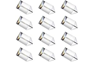 QFkris 12-Piece Retro Prism Set: Discover the Magic of Light Spectrums