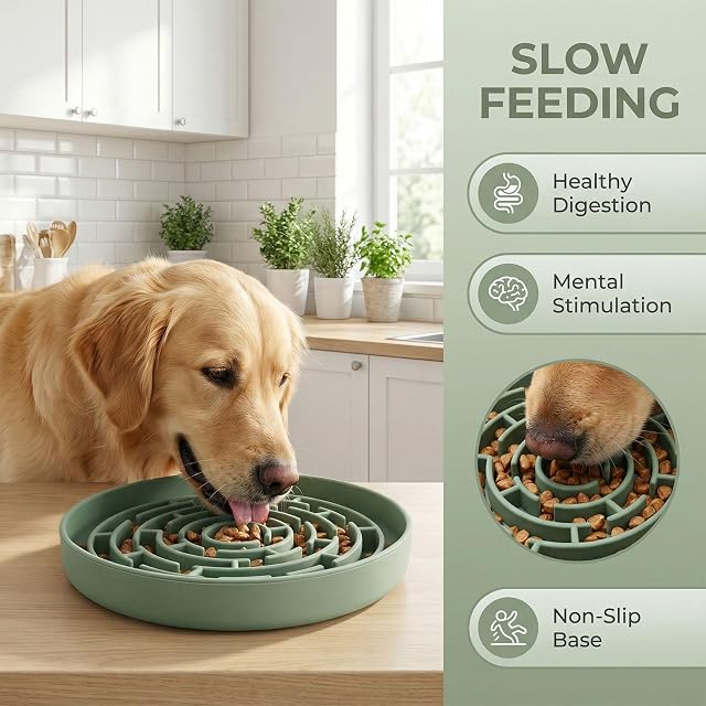 Foto 5 de 7 de Comedero Anti-Glotonería para Perros y Gatos
