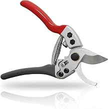 Gardzen 8" Bypass Prunning Shear Garden Scissors, SK5 Sharp Precision Cut Steel Blade Pruner, Blade Lock