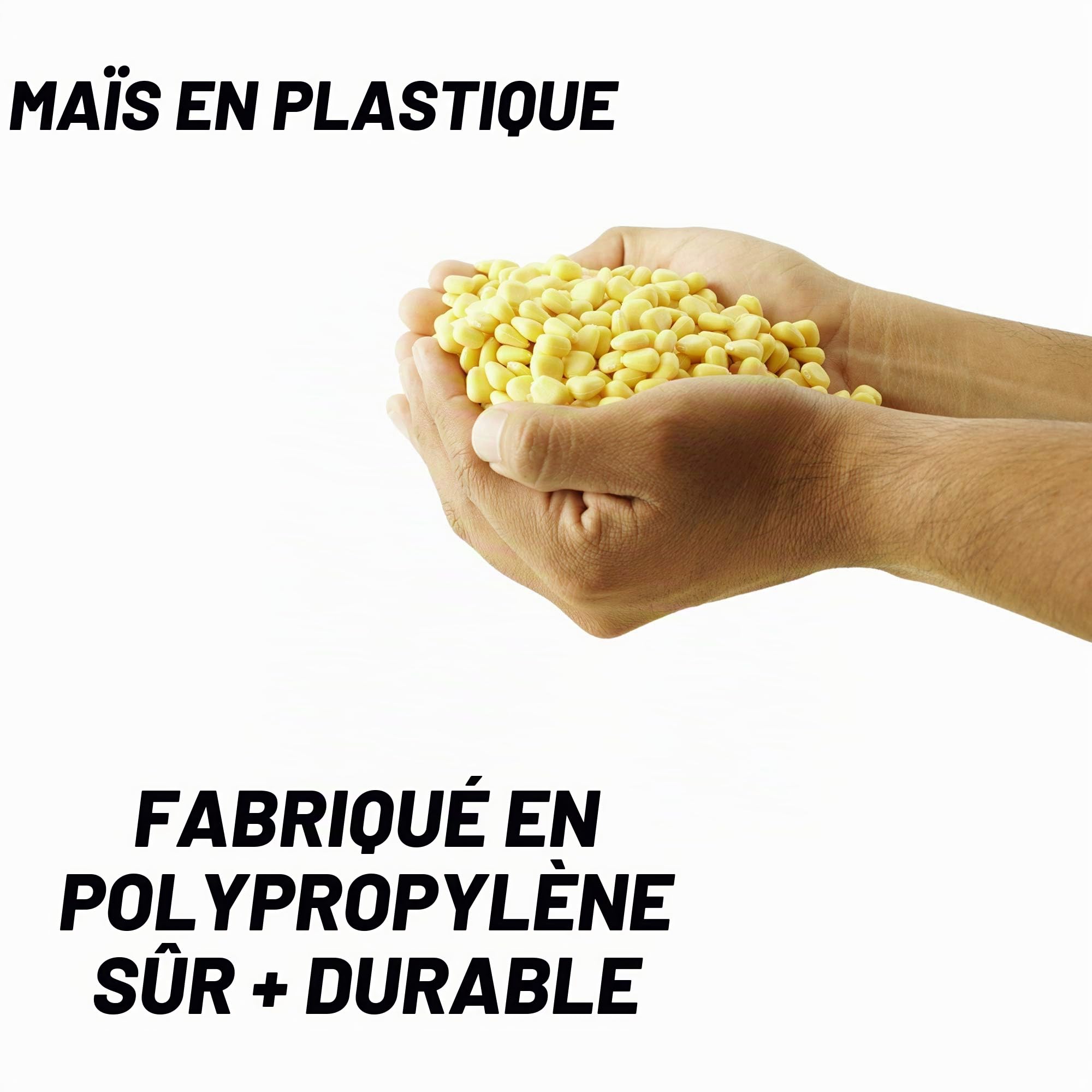 GoSports Corn Fill Granulés de maïs en Plastique | 3,6 kg de Remplissage Toutes Saisons | Idéal pour Les poufs de Cornhole, Les Arts et l'artisanat et Plus Encore Unisexe, Jaune