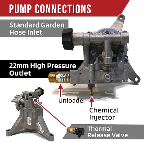 Miniatura 5 de Troy Bilt 020413/020414 / 020415 Bomba de agua de 2800 psi para lavadora a presión