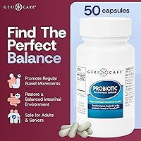 Vista 2 de GeriCare Suplemento probiótico y de salud digestiva definitiva, reparación intestinal completa, probióticos de semillas y fórmula probiótica