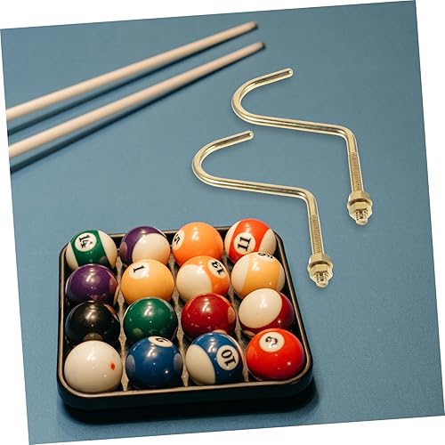 Miniatura 8 de 2 ganchos de cobre para mesa de billar, accesorios reemplazables para organizar señales y triángulos y ganchos de cobre fáciles de instalar para uso
