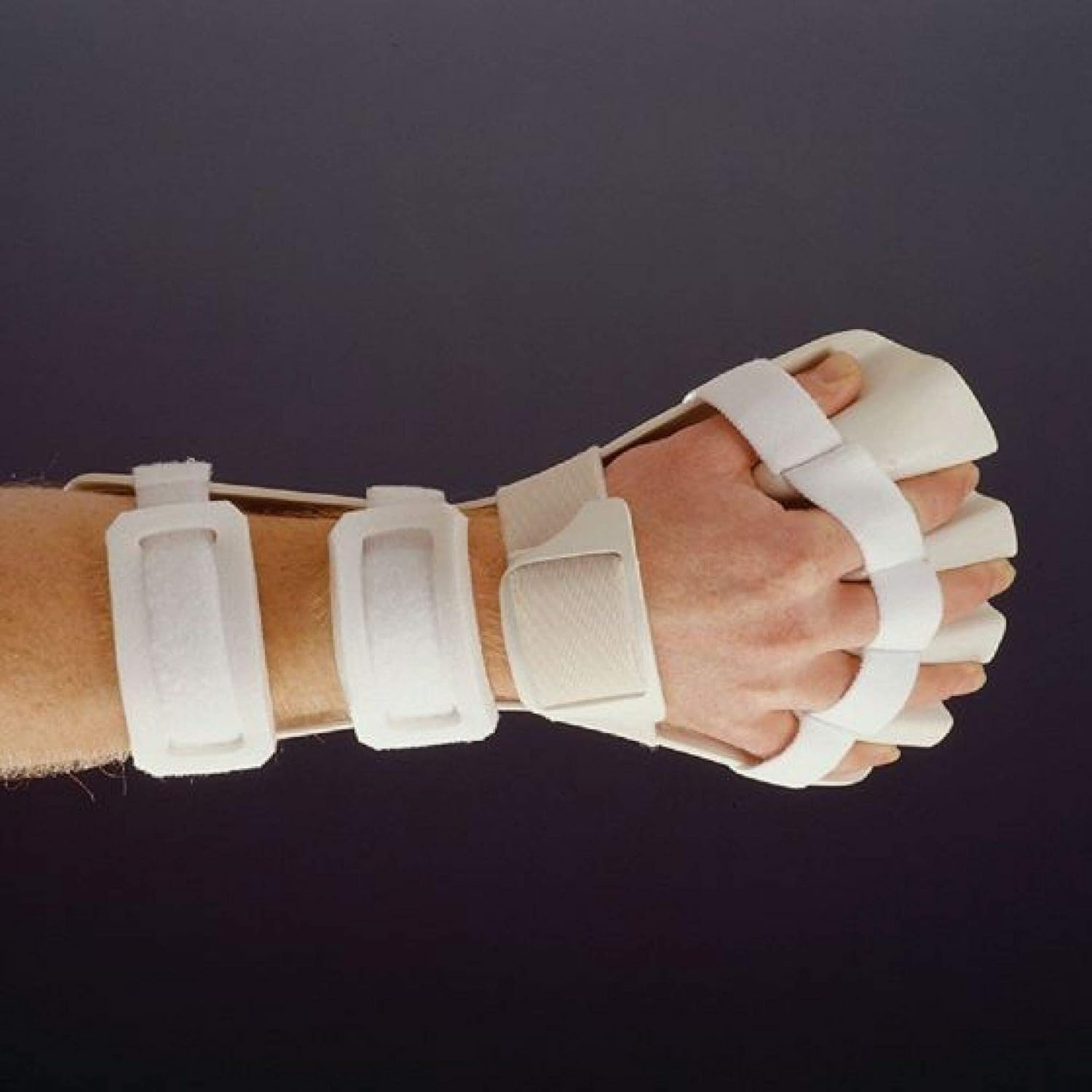 Rolyan Anti-Spasticity Ball Splint with Slot & Loop Strapping, Left, Large, Positioning Splint for Moderate to Severe Spasticity, MS, Stroke, Cerebral Palsy, or Other Disabilities
