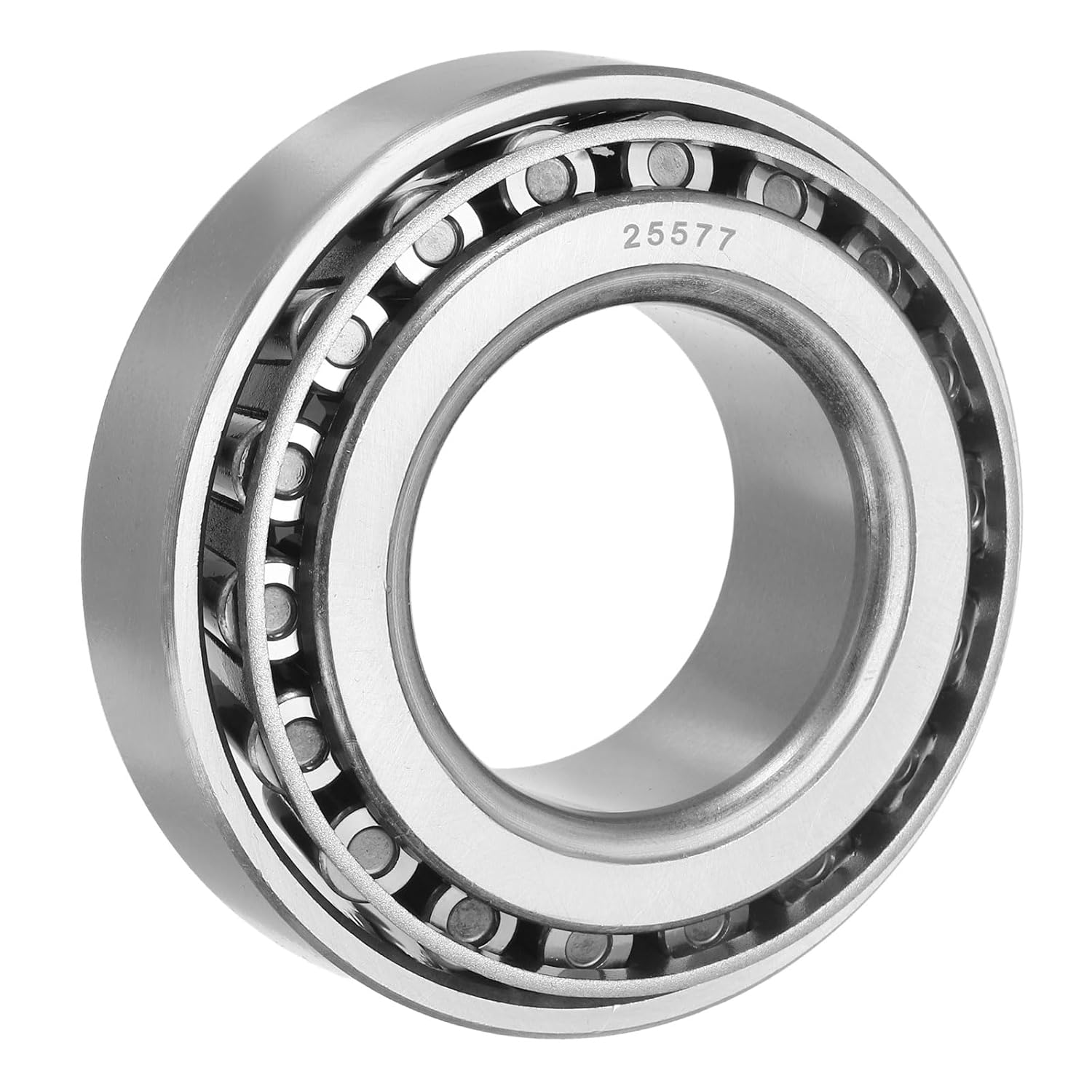 uxcell 25577/22 Tapered Roller Bearing Cone and Cup Set, 1.67" Bore x 3.27" OD x 1.02" Thick, Chrome Steel Taper Bearing Set, ABEC-3