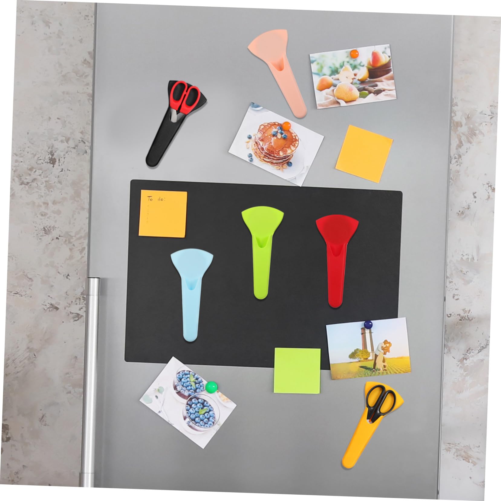 Hemobllo 6 Pezzi Cover Magnetiche per Forbici da Cucina e Strumenti di Bellezza, Protezione Magnetica in Pp Magnete Morbido, per Frigorifero e Oggetti Metallici