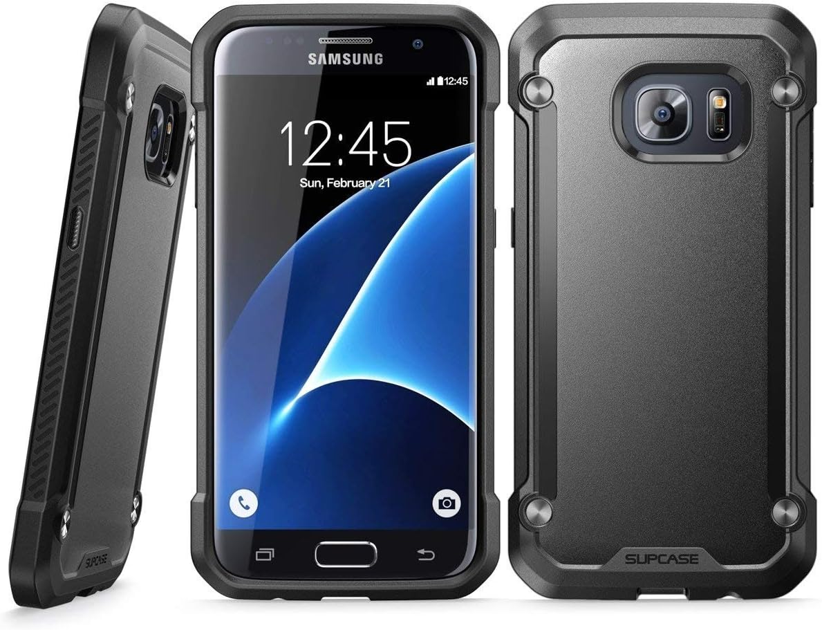 Galaxy S7 Case, SUPCASE Unicorn Beetle Series Premium Hybrid Protective Clear Case for Samsung Galaxy S7 2016 Release, Retail Package (Frost/Black)