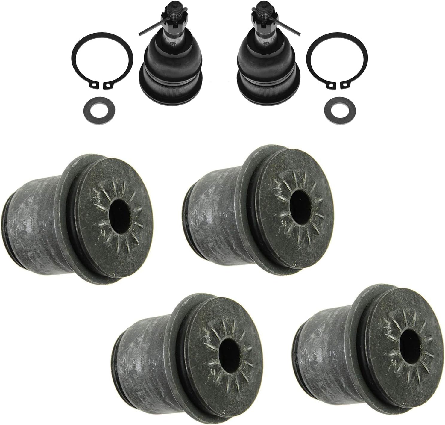 Front Upper Control Arm Bushings and Ball Joints Kit Mechanics Choice for GM Pickup Truck SUV