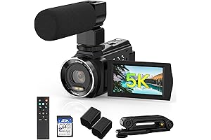 5K HD Camera: Perfect for YouTube and Vlogging