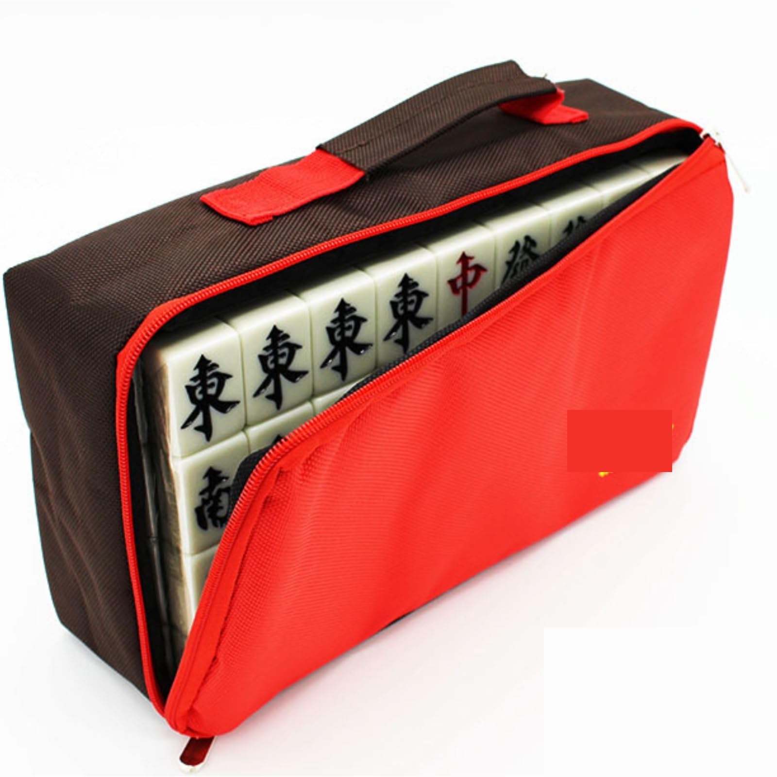 Chinesisches Mahjong MahJongg 144 Spielsteine, Chinesisches Mahjong-Set, Familien-Tischbrettspiel Mit Aufbewahrungstasche Für Familie Reise Spiel(40mm)