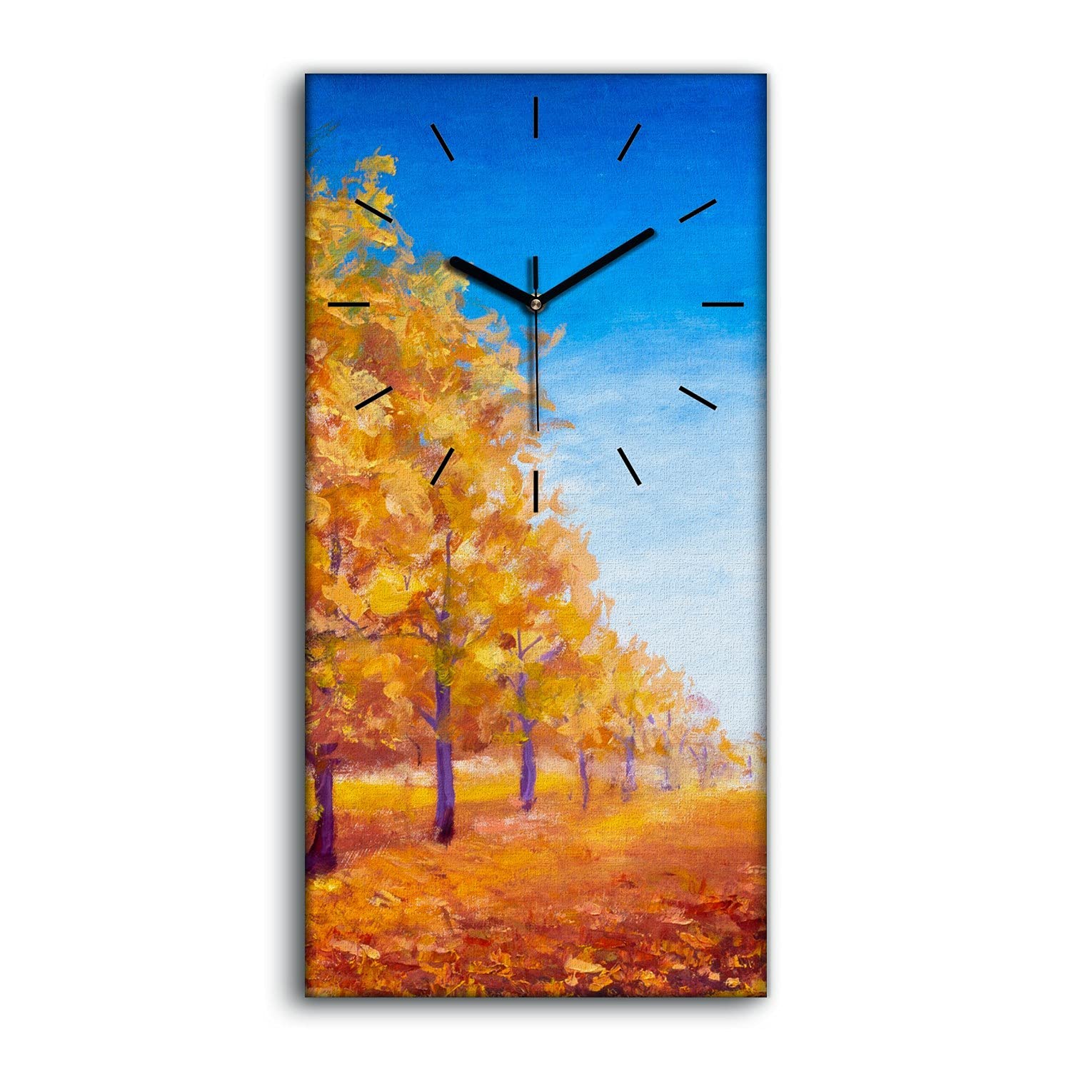 Horloge sur toile sans tic tac pour en finir avec les bruits dans la chambre