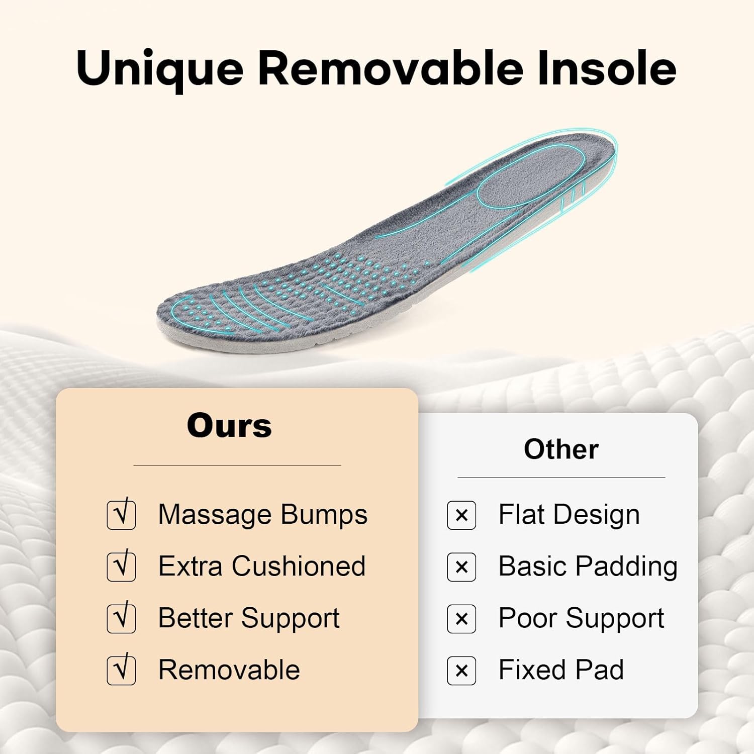 LongBay Women’s Two-Tone Slippers Cozy House Shoes with Removable Insole for Indoor Outdoor - Image 4