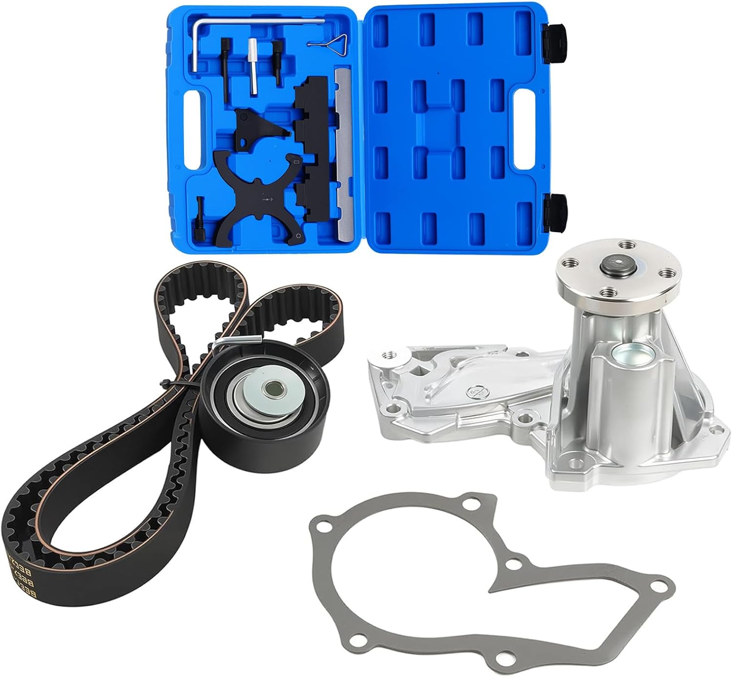 YOMALL 1.6 Timing Belt Kit with Water Pump and Camshaft Locking Tool Kit