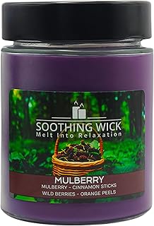 Luxury Scented Candle - Mulberry | Mulberry & Orange Peel | 9oz Hand Poured Candle | Great Gift for Any Occasion