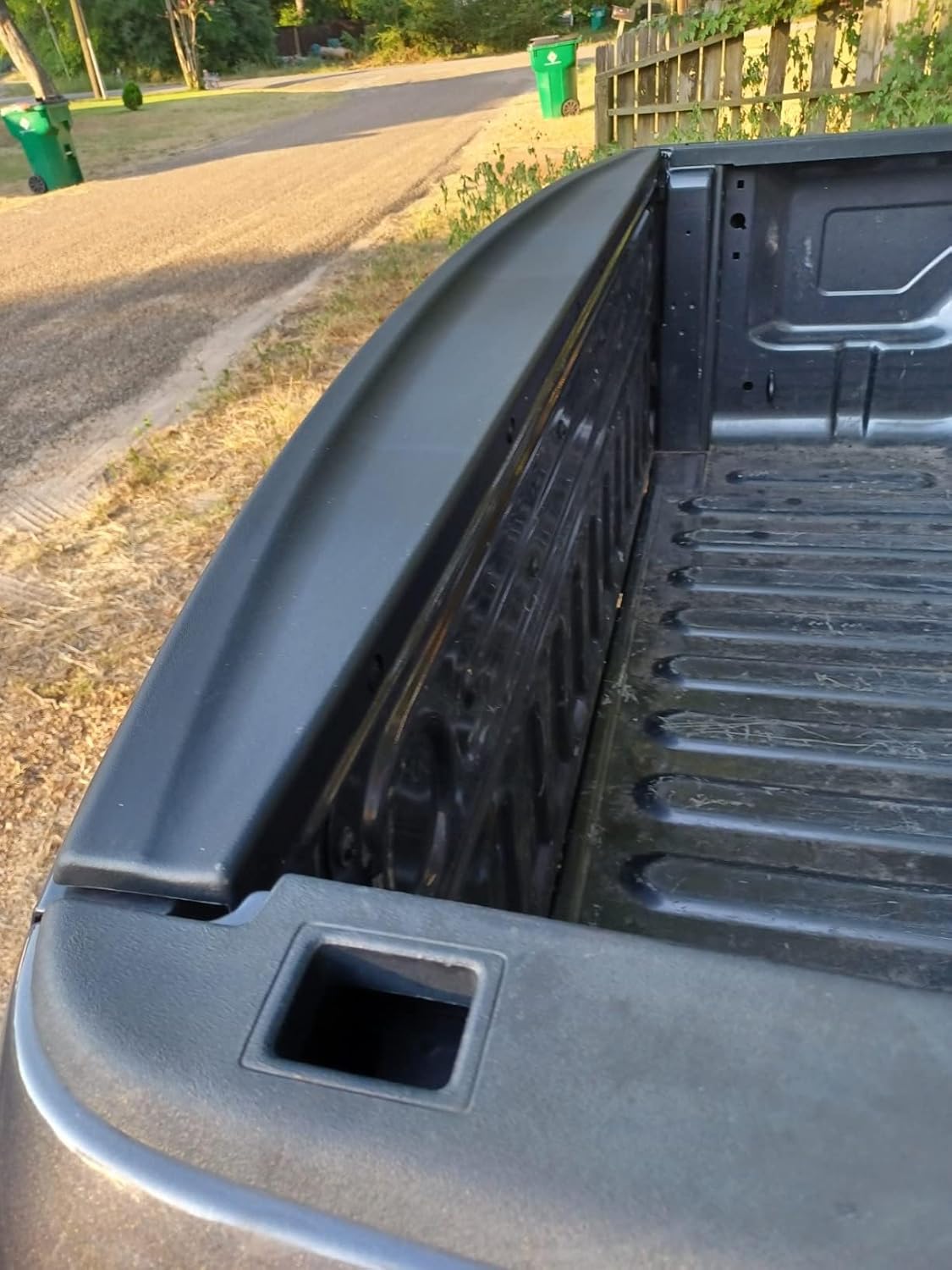 Rear Tailgate Molding Cap Spoiler Replacement Compatible with Dodge RAM 1500 2009-2017, 2500 3500 2010-2017 Tail Gate Protector CH1909100 55372052AH 55372052AF 55372052AG