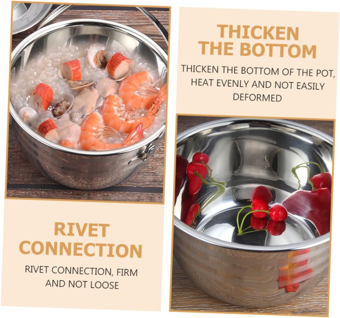 High Capacity Stew Pot Creative Cookware Non-stick Pot Cooking Set for Camping Efficient Cooking