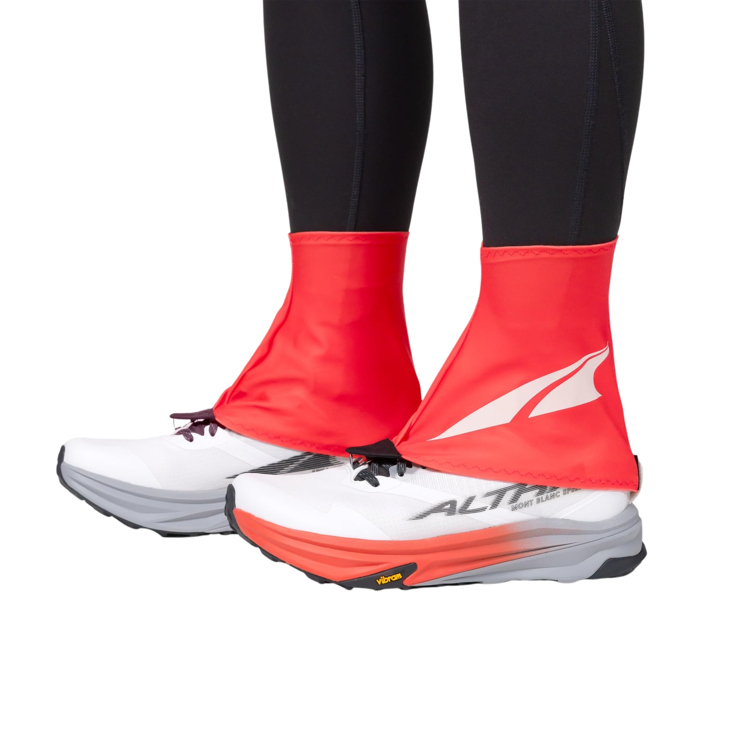 ALTRA Unisex Trail Gaiter, Fiery Coral/White, Small