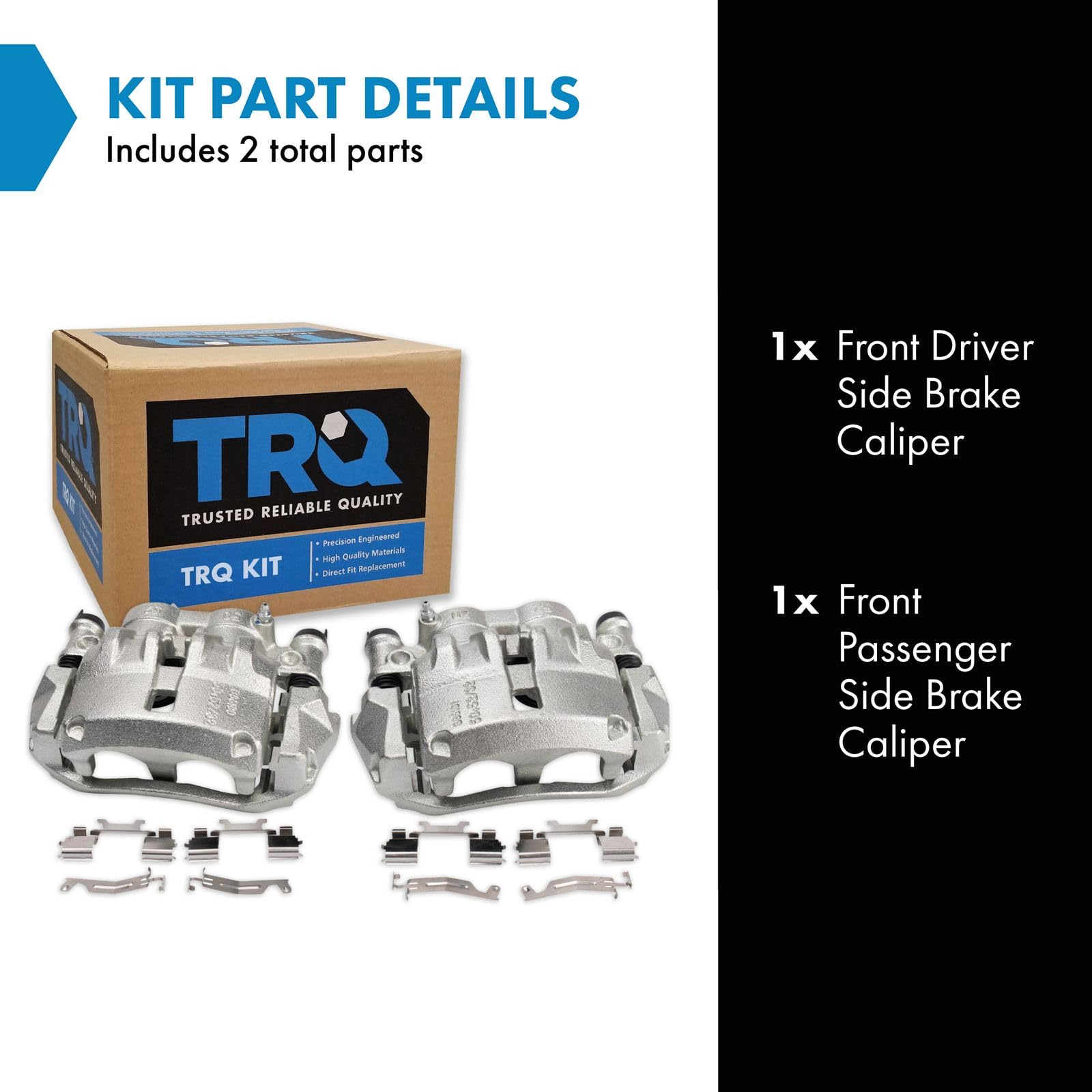 Amazon.com: TRQ Front Driver and Passenger Side Brake Caliper Set