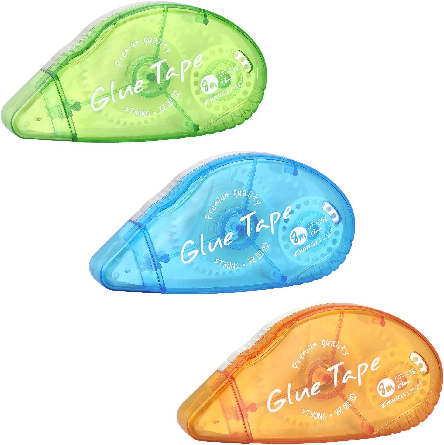 THECLOUDMALL® Double Sided Tape Roller, Adhesive Scrapbooking Glue Tape