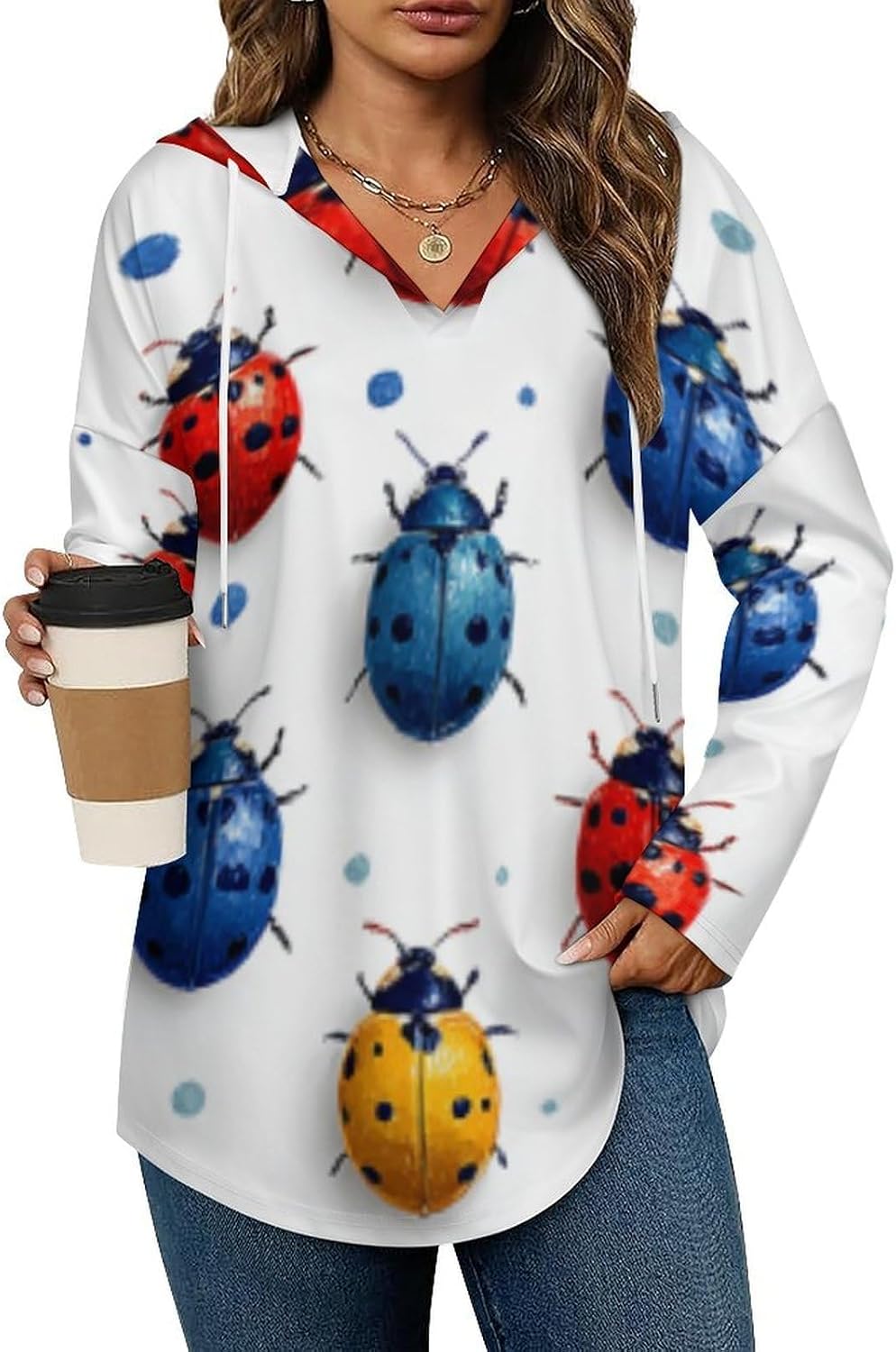Women Fashion Tops Hoodies for Women Pullover Sweatshirts Casual Long SLeeve Shirts Loose Lightweight Workout