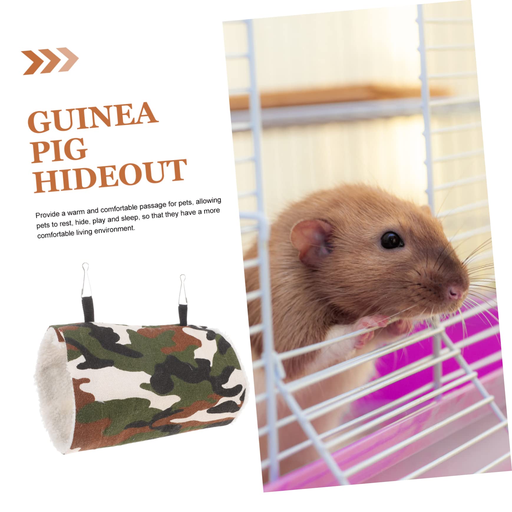 POPETPOP 5st Papageien-Tunnel-hängematte Zuckergleiternest Eichhörnchenhütte Hamster Hängematte Kleines Tiernest Kleintierkäfig Haustier Hamster Warmes Nest Frettchen Plüsch Igel