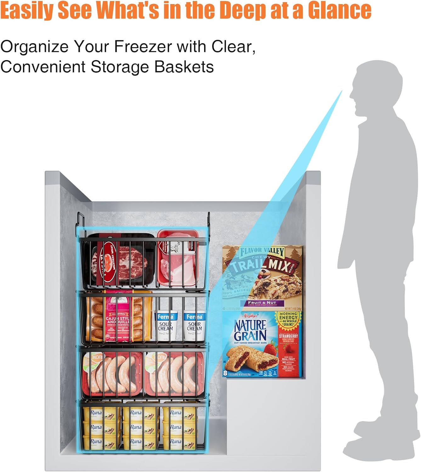 See Everything in Your Freezer Easily