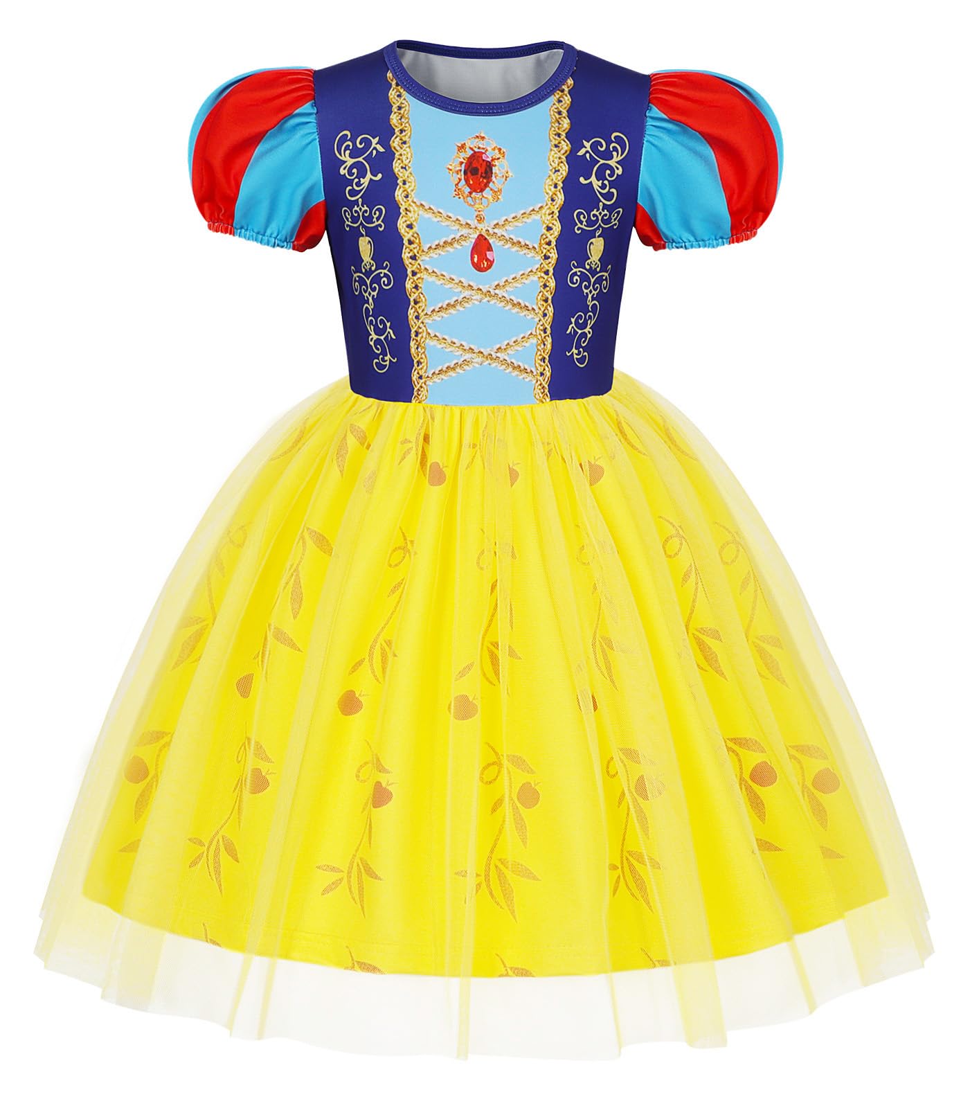 Benylion Princess Dress for Girls Halloween Cosplay Outfits Princess Costume Birthday Gift Fancy Party Dress
