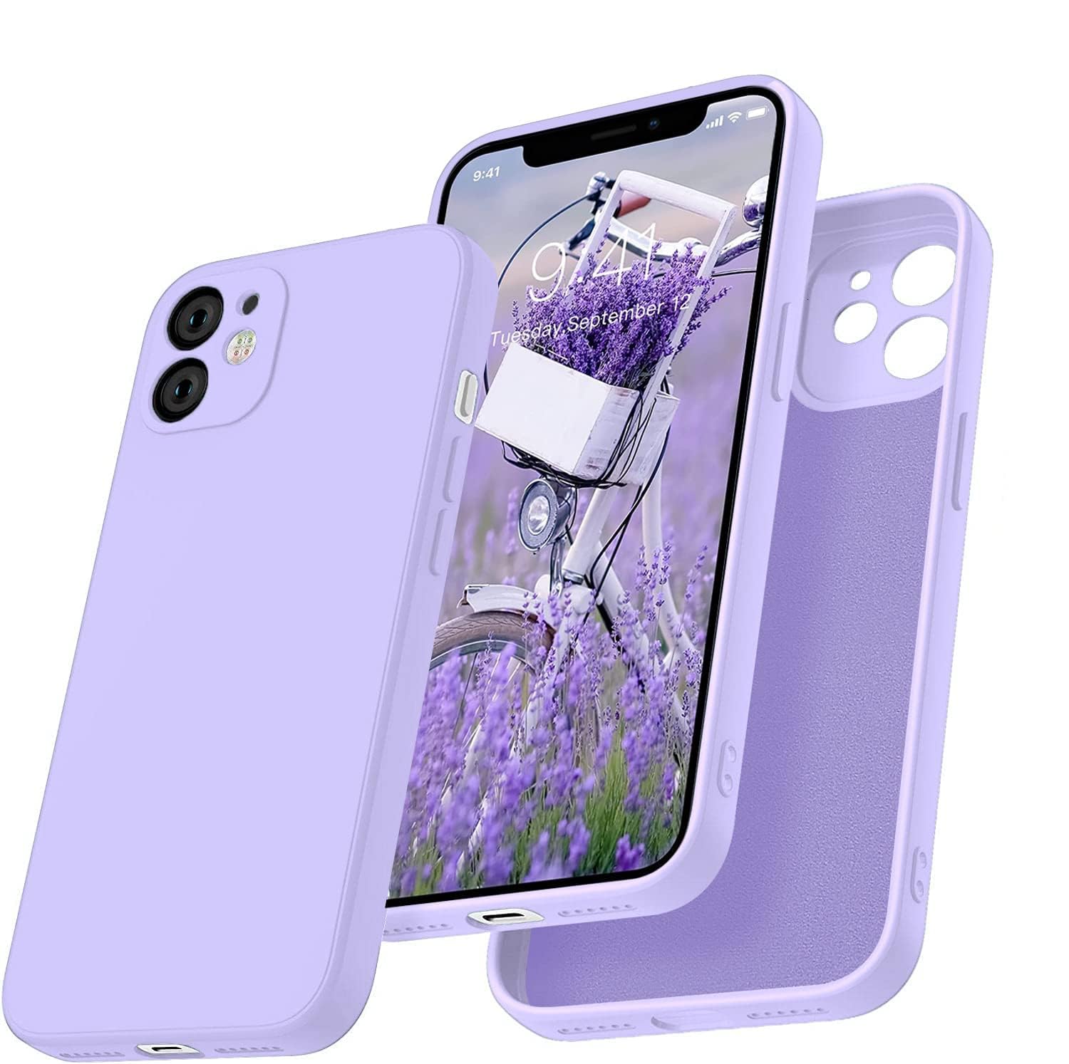 LOXXO® Square Candy Liquid Silicone iPhone Case Cover for iPhone 12 Mini, All Cube Series with Microfiber Lining Compatible iPhone 12 Mini (5.4 inch) (iPhone 12 Mini, Lavender) (B08RS3CQZK) Amazon Price History, Amazon Price Tracker