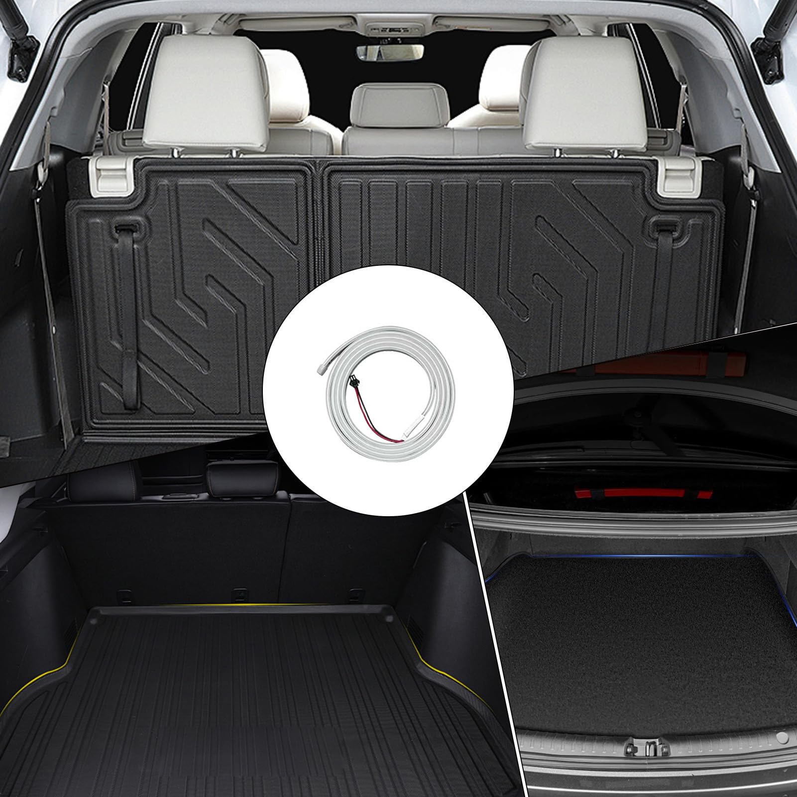 Striscia LED per Bagagliaio Auto 2m 4m, Luce Ambientale ad