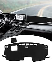 Vista 12 de FIILINES Cubierta de Tablero para Hyundai Sonata 2011-2014, Cubierta de Tablero Accesorios Sonata Cubierta de Tablero de Gamuza Alfombrilla Parasol