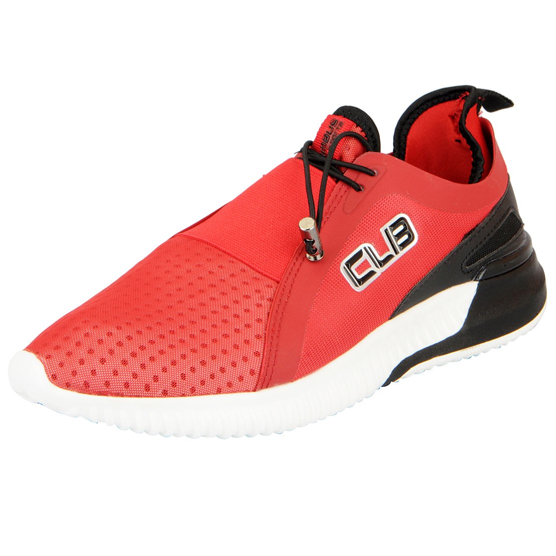 Columbus Mens Red Black Sports Running Shoes BIGO-42