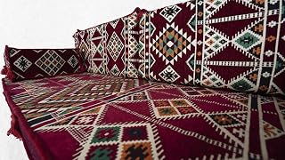 Moroccan Floor Sofa Sets,Arabic Diwan Majlis Jalsa, Floor Pillows, Bench Cushions,Oriental Couches, Floor Cushions, Traditional Arabic Sofas