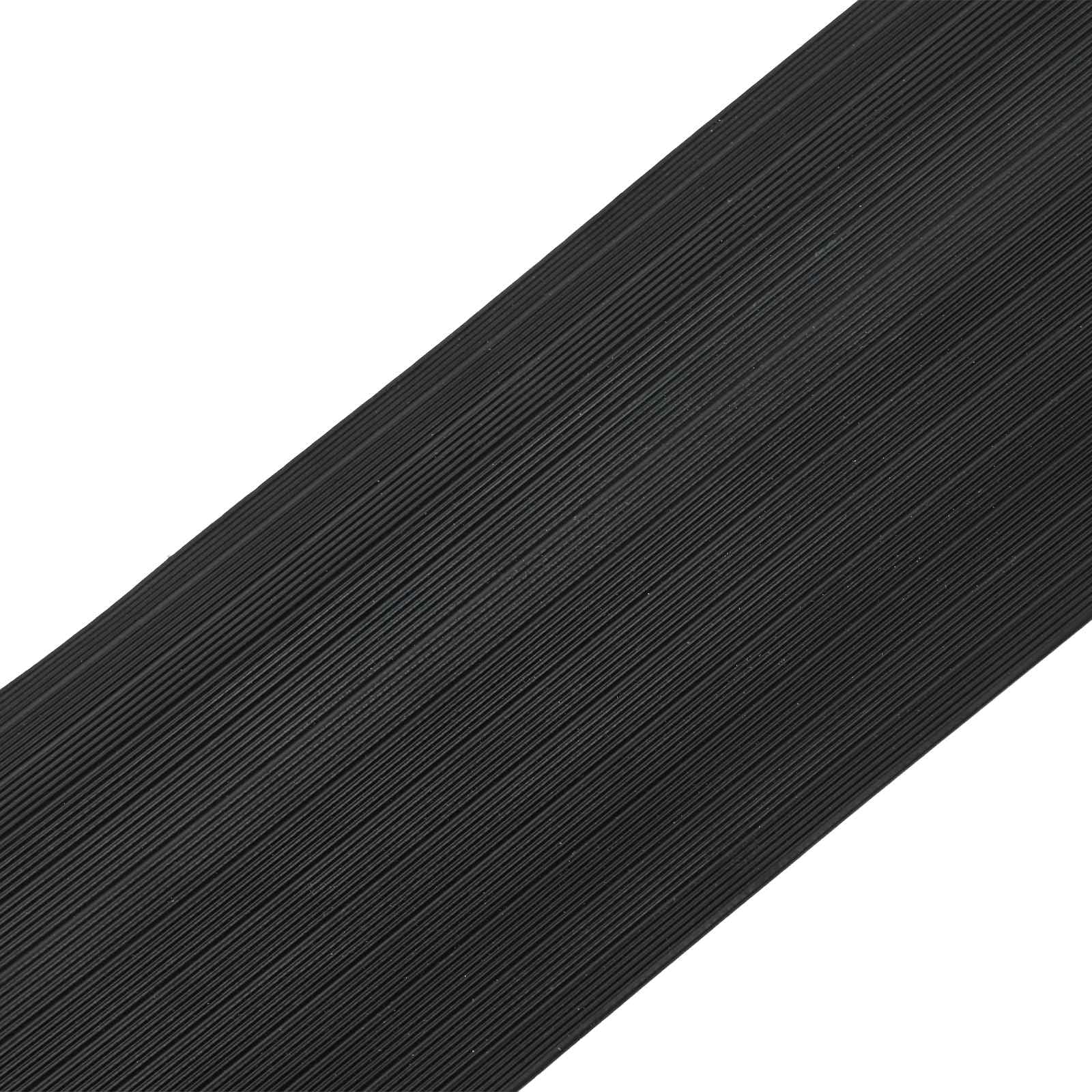 Uszczelka podłogowa garażowa EPDM 6 m, 75 x 12 mm, czarna