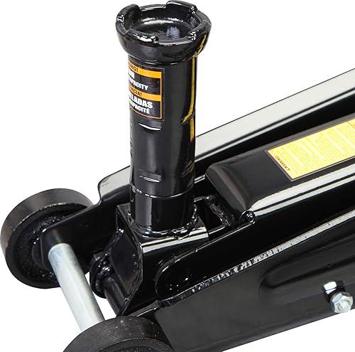 Miniatura 4 de Torin AT825010B-1 Gato hidráulico de piso de carretilla de perfil bajo con bomba de elevación rápida de un solo pistón, capacidad de 2.5 toneladas