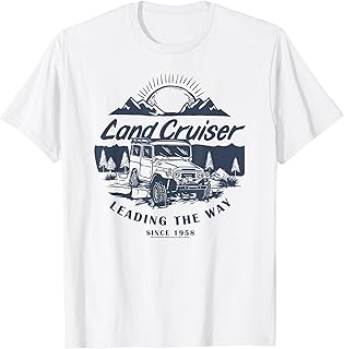 Toyota Land Cruiser Leading The Way Since 1958 Retro Poster T-Shirt