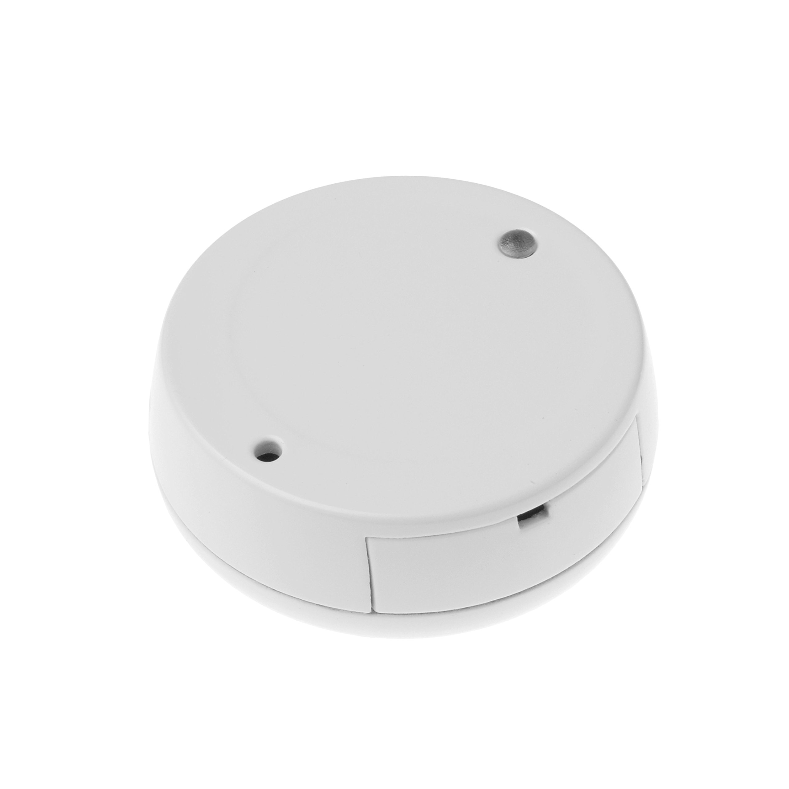 LUPUSEC 12105 Erschütterungsmelder / Glasbruchmelder, Vibrationsmelder für Smarthome Alarmanlagen, funkbetrieben, kleine Maße, erkennt einbruchtypische Hebelversuche, Weiß
