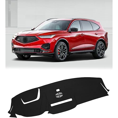 FIILINES Dash Cover for Acura MDX 2022-2024, Dashboard Mat Cover MDX Accessories Dash Cover Sunshade Nonslip Mesh Protector No Glare