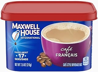 Maxwell House light roast International Cafe Francais Café, 7.6 Ounce (Pack of 8)