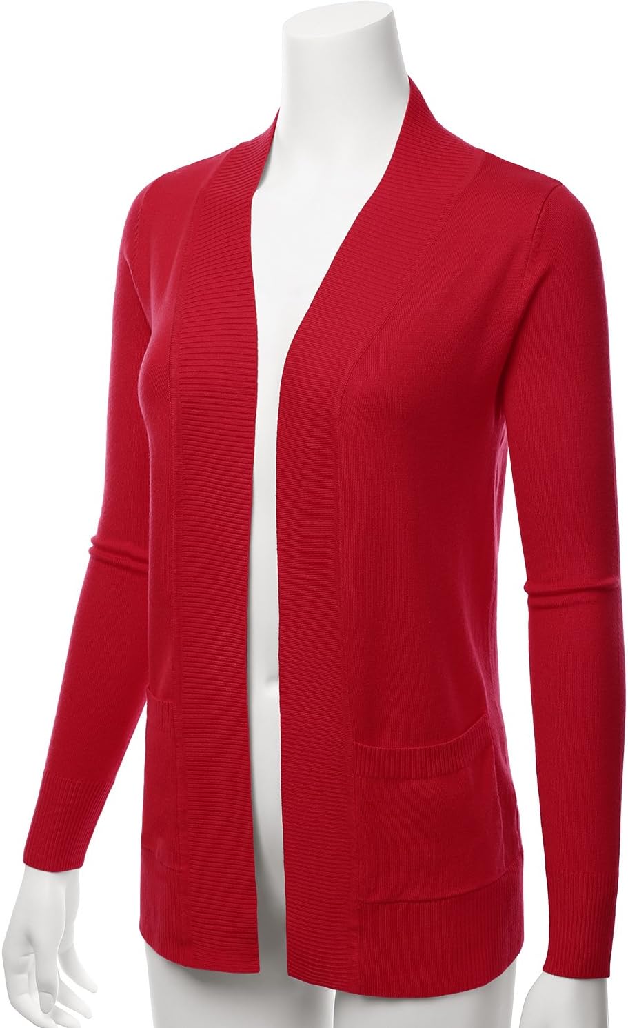 LALABEE Women's Open Front Pockets Knit Long Sleeve Sweater Cardigan(S~3XL) - Image 2