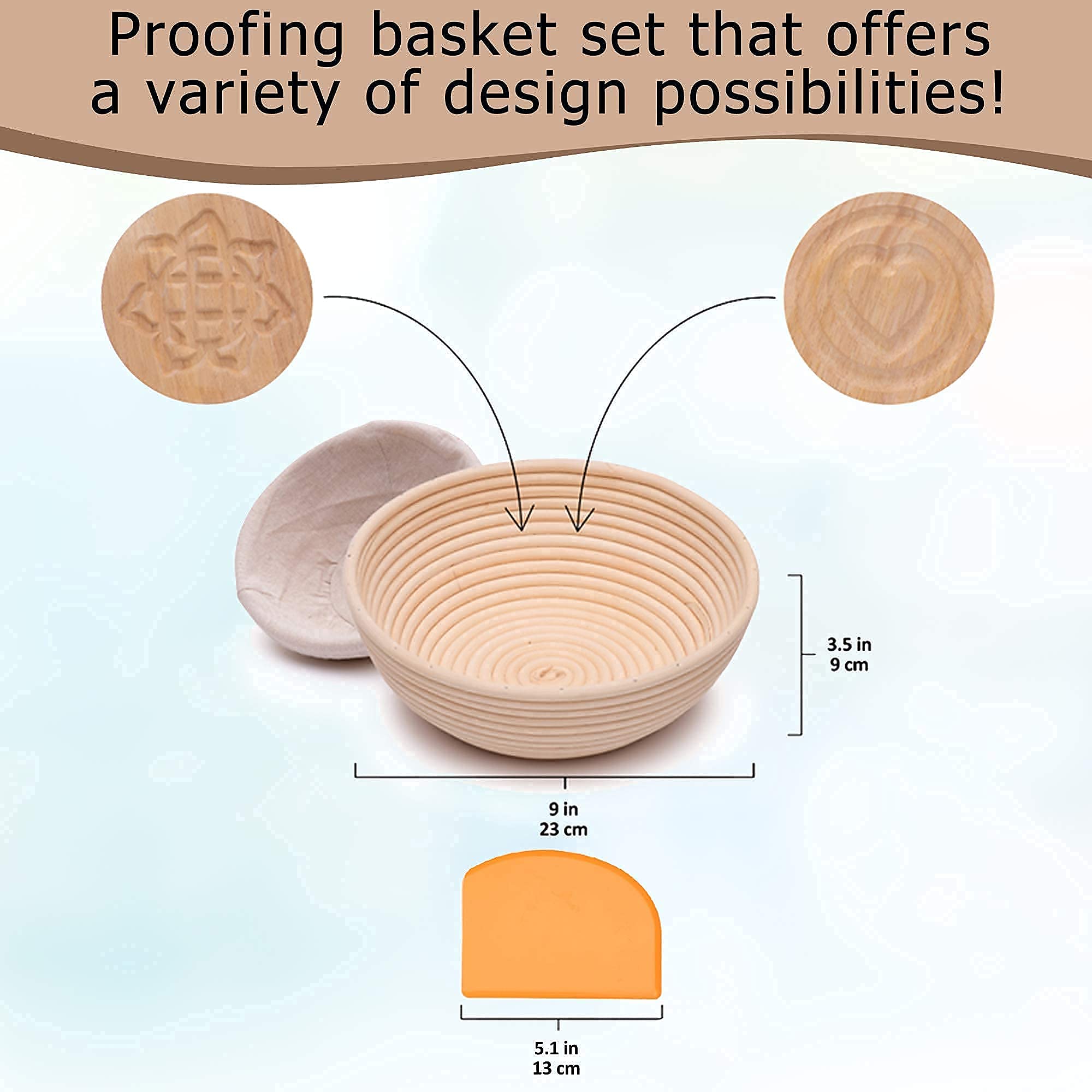 Artizanka Großer Brotkorb Mit Deckel & Futter – 30x23 Cm Weidenkorb Für Sauerteigbrot & Aufbewahrung