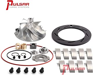 PULSAR 2003-2004 6.0 Powerstroke Turbo Rebuild Kit Billet Compressor Wheel NITRIDED Unison Ring Vane - coolthings.us