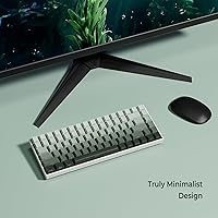 Vista 6 de XVX Teclas con gradiente de algas marinas verdes brillantes - 136 teclas, impresión lateral, doble tiro PBT, perfil OEM para interruptores Cherry