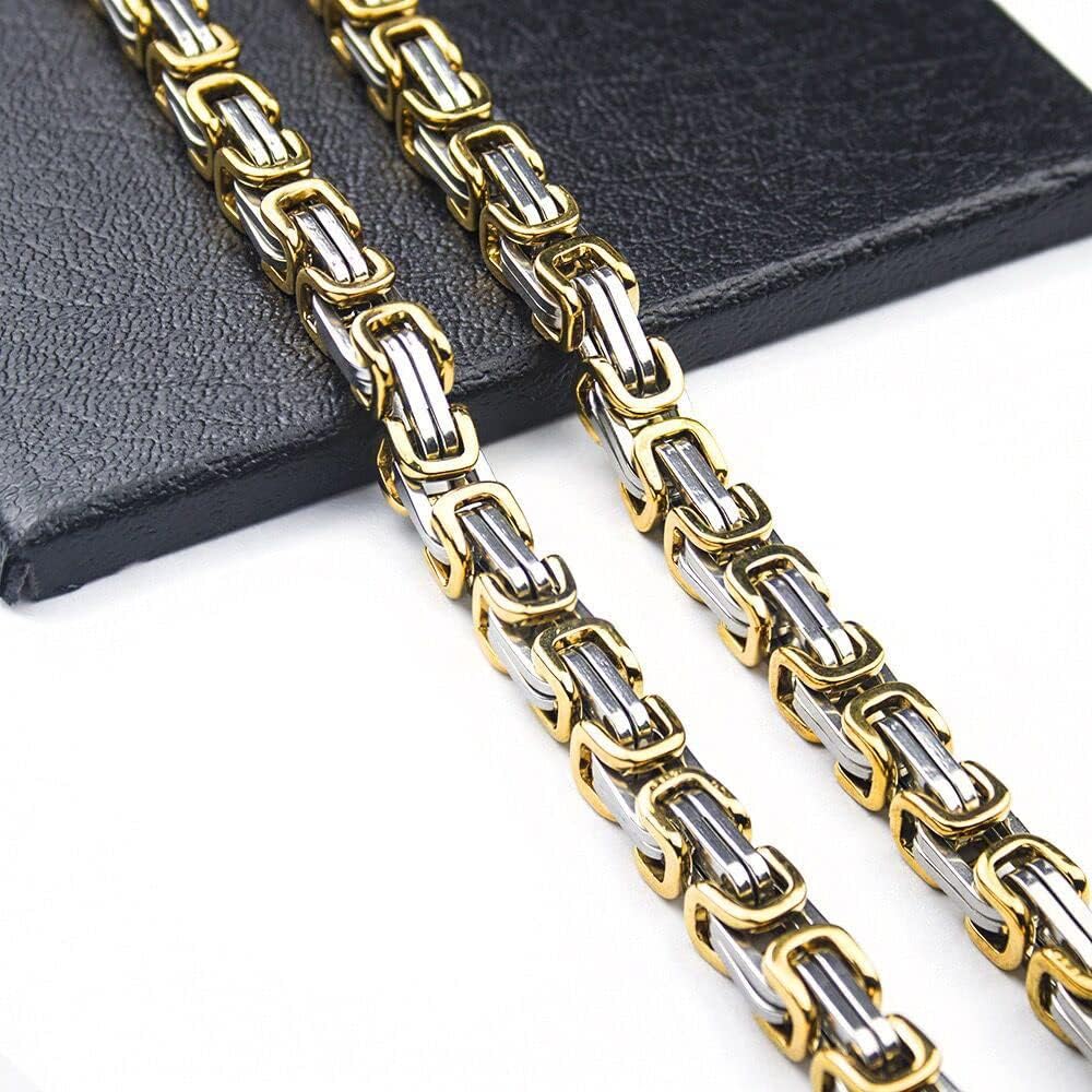 MZAN Stainless steel necklace strap compatible Apple Watch 41 mm 40 mm 38 mm 45 mm 44 mm 42 mm bracelet pendant bracelet iwatch series 7 6 5 4 3 2 1 (42 44 45 MM)