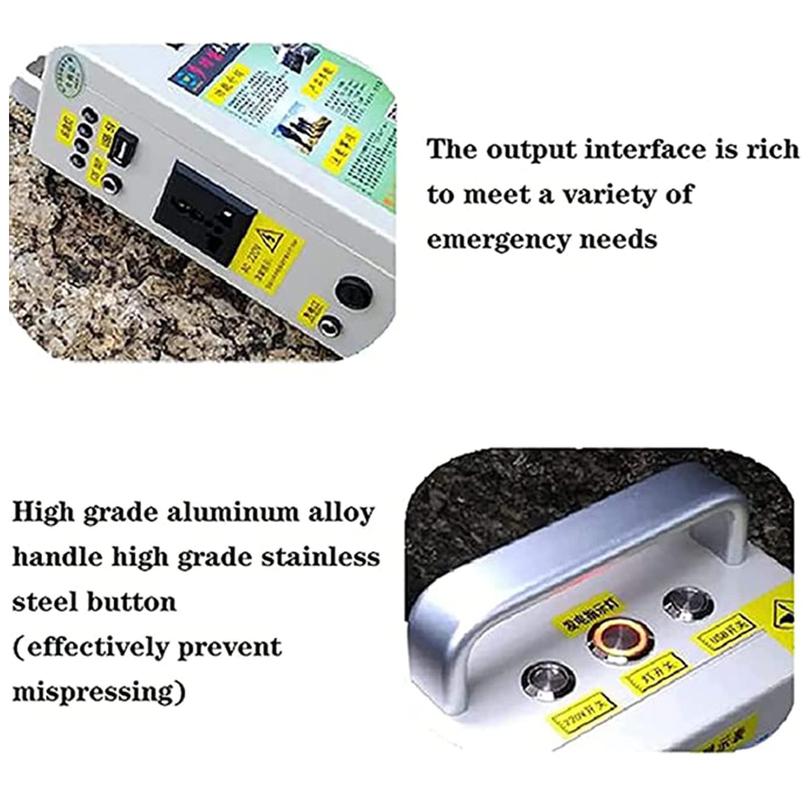 Generador De Manivela De 150w, Estación De Alimentación Portátil Con Toma De Corriente, Generador De Energía Móvil, Luz De Emergencia Recargable, 220v