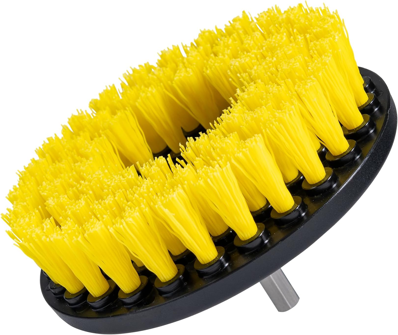 Chemical Guys Acc_201_Brush_MD Medium Duty Carpet Brush with Drill Attachment, Yellow