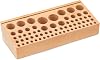 68 Styles Leather Holder Tool Wooden, Professional Leather Punch Craft Tool Rack, Leathercraft Stand Holder Organizer Leather Tools Storage Box for Leather Working Making Punch Tools Organizer Storage
