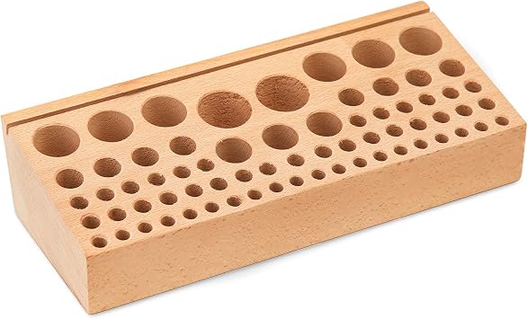 68 Styles Leather Holder Tool Wooden, Professional Leather Punch Craft Tool Rack, Leathercraft Stand Holder Organizer Leather Tools Storage Box for Leather Working Making Punch Tools Organizer Storage