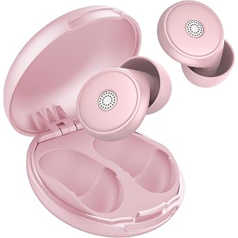 Ear Plugs for Sleeping 45 dB Soft and Reusable Silicone Earplugs with 8 Ear Caps and Carry Bag Sleeping Concert Work Study Travel Rose