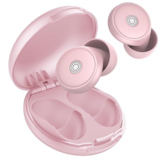Ear Plugs for Sleep Noise Cancelling -45dB, Soft and Reusable Silicone Hearing Protection Earplugs with 8 Eartips and Carrying Case, for Sleeping, Concert, Working, Studying, Traveling (Pink) - Amazon product rated Grade A